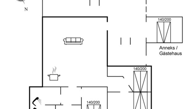 Maison de 3 chambres à Tarm avec terrasse - Photo 2