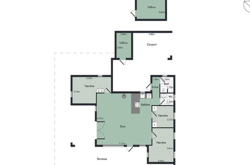 Foto 1 - Casa de 3 quartos em Hals com terraço