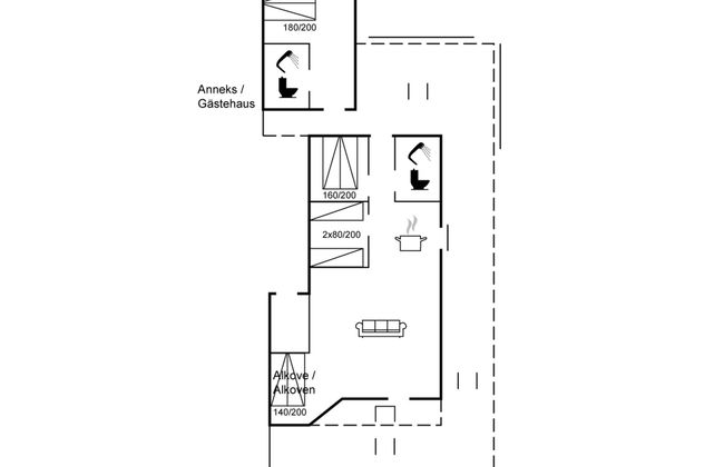 Haus mit 2 Schlafzimmern in Haarby mit terrasse - Foto 2