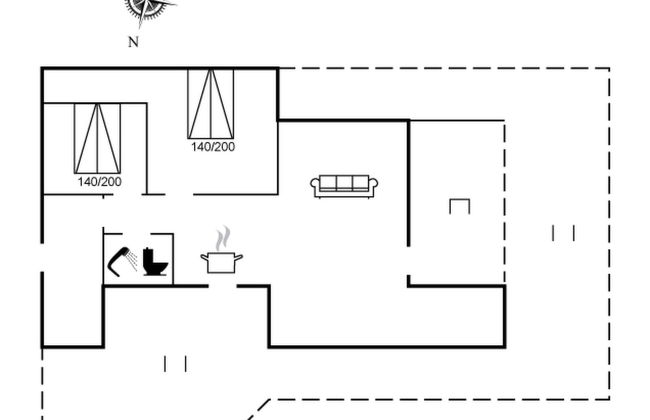 Casa de 2 quartos em Gedser com terraço - Foto 2