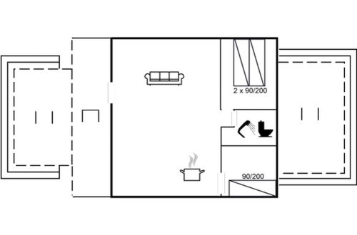 Foto 20 - Casa con 2 camere da letto a Vig con terrazza