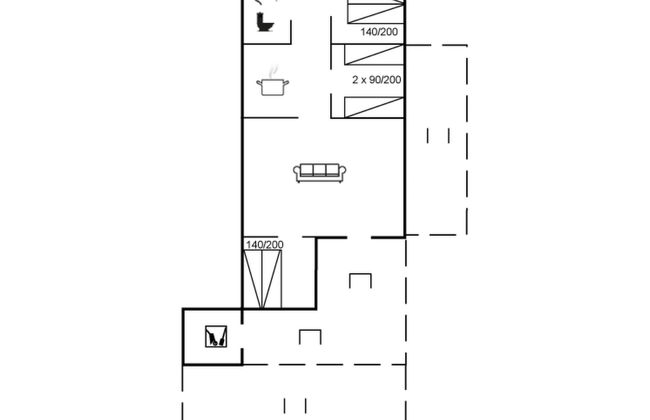 Casa de 3 quartos em Ebberup com terraço - Foto 19