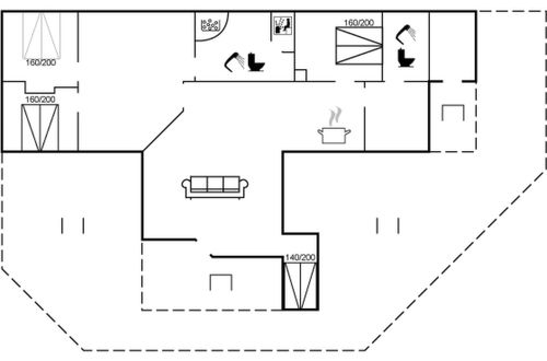 Photo 2 - Maison de 3 chambres à Hejls avec sauna