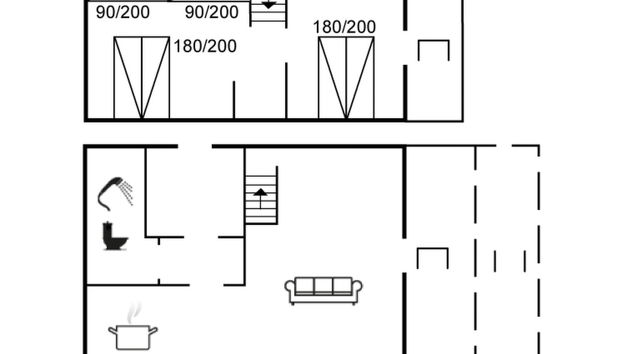 Haus mit 2 Schlafzimmern in Pandrup mit terrasse - Foto 2