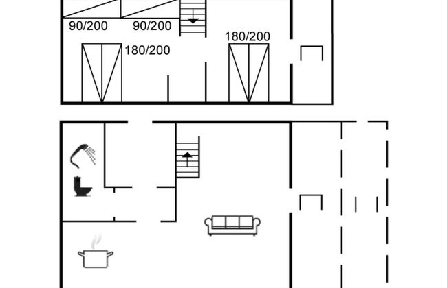 Haus mit 2 Schlafzimmern in Pandrup mit terrasse - Foto 2