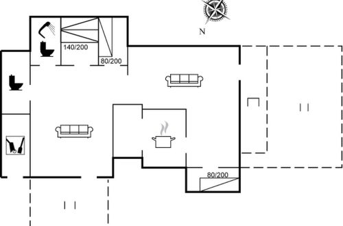 Photo 2 - Maison de 3 chambres à Jerup avec terrasse