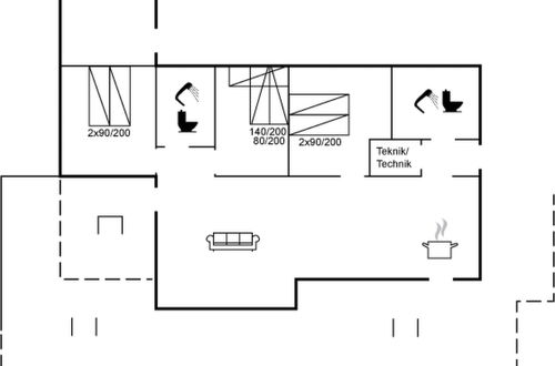 Foto 3 - Casa de 3 quartos em Løkken com terraço