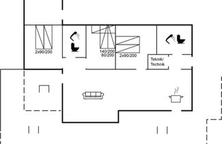 Foto 3 - Casa de 3 quartos em Løkken com terraço