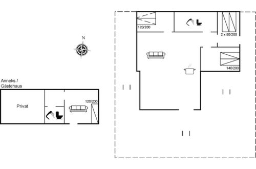 Foto 2 - Casa de 3 quartos em Løkken com terraço