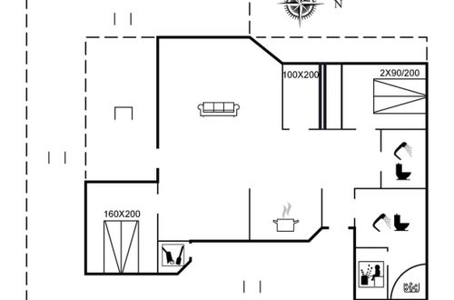 Foto 27 - Casa de 3 quartos em Løkken com terraço e sauna