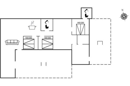 Foto 2 - Casa de 3 quartos em Løkken com terraço e sauna