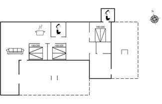Foto 2 - Casa de 3 quartos em Løkken com terraço e sauna