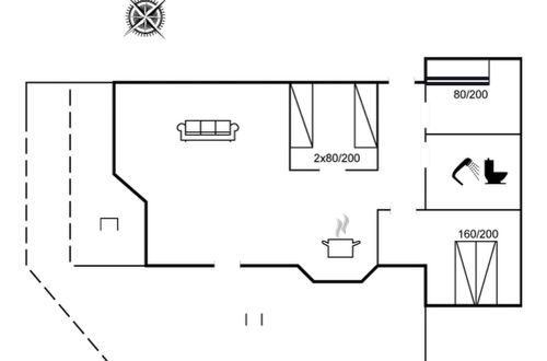 Foto 2 - Casa de 3 quartos em Løkken com terraço e sauna