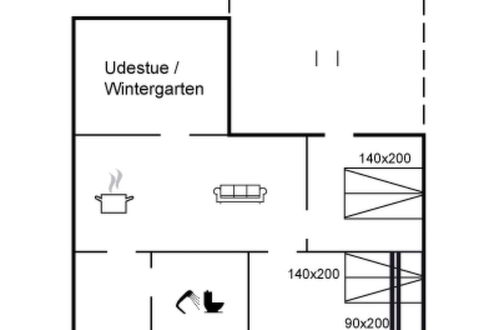 Foto 23 - Casa de 2 quartos em Løkken com terraço