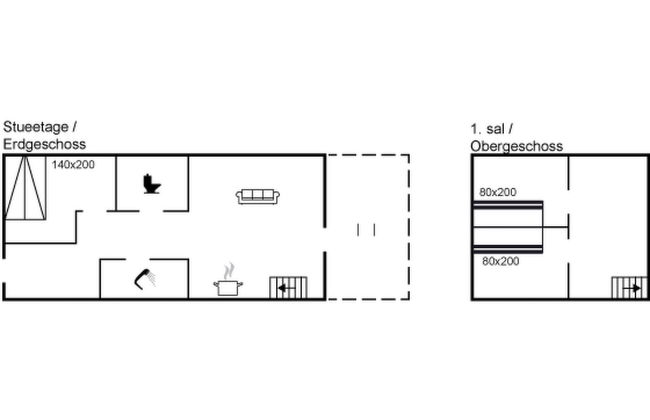 Apartamento de 3 quartos em Løkken com piscina e terraço - Foto 21