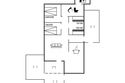 Foto 17 - Haus mit 3 Schlafzimmern in Løkken mit terrasse