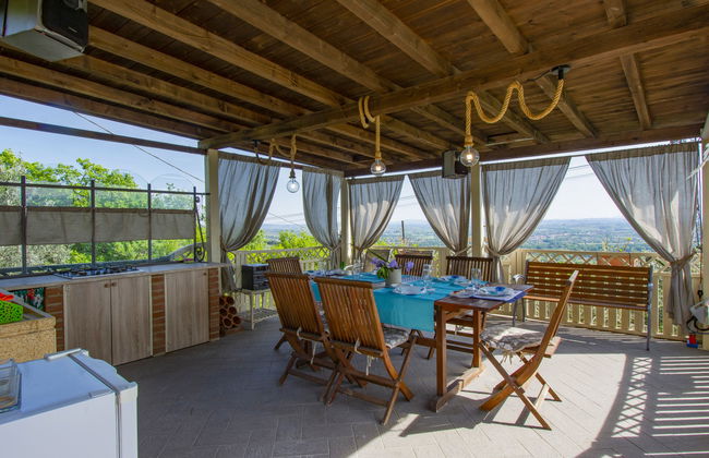 Appartamento con 3 camere da letto a Larciano con piscina privata e giardino - Foto 41