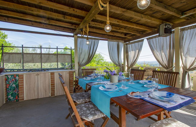 Appartamento con 3 camere da letto a Larciano con piscina privata e giardino - Foto 43