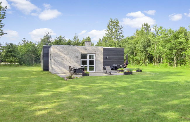 Casa de 4 quartos em Højslev com terraço e sauna - Foto 14