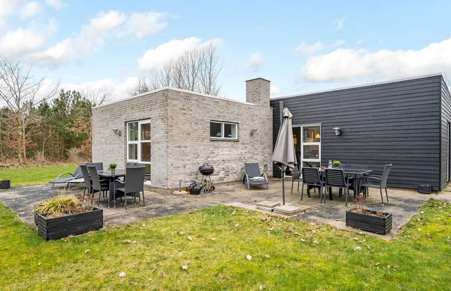 Casa de 4 quartos em Højslev com terraço e sauna - Foto 10