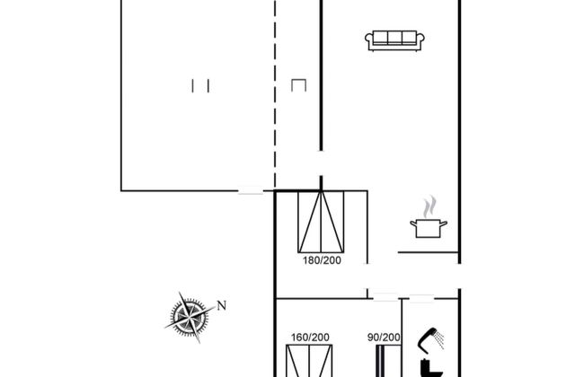 Haus mit 2 Schlafzimmern in Pandrup mit terrasse - Foto 2