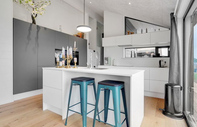 Casa de 5 quartos em Sjølund com terraço e sauna - Foto 40