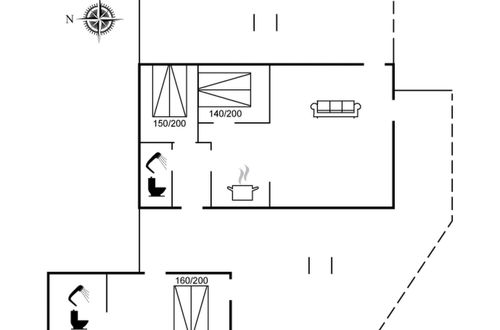 Foto 2 - Casa de 2 quartos em Hals com terraço