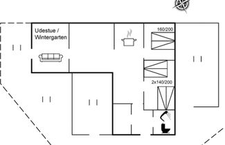 Photo 2 - 2 bedroom House in Aabybro with terrace