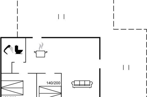 Foto 18 - Haus mit 2 Schlafzimmern in Vesterø Havn mit terrasse