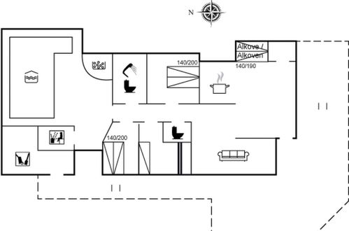 Foto 32 - Casa con 3 camere da letto a Vesterø Havn con piscina privata e terrazza