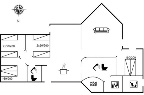 Foto 8 - Casa con 4 camere da letto a Hirtshals con terrazza e sauna