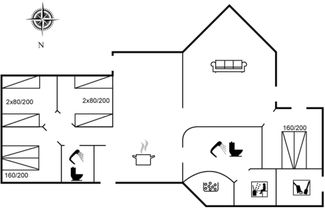 Photo 2 - Maison de 4 chambres à Hirtshals avec terrasse et sauna