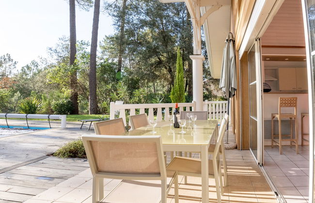 Casa de 3 quartos em Lacanau com piscina privada e jardim - Foto 3