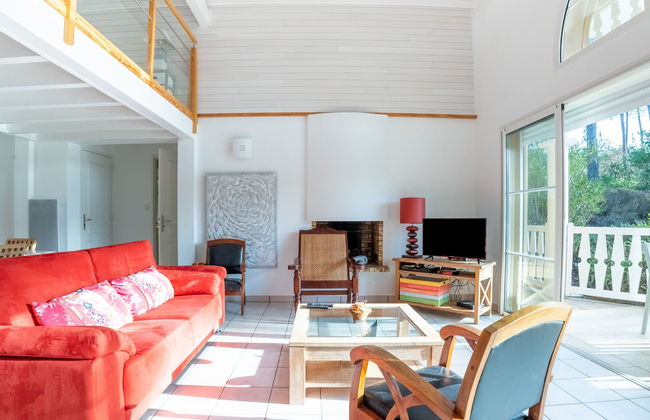 Casa de 3 quartos em Lacanau com piscina privada e jardim - Foto 8