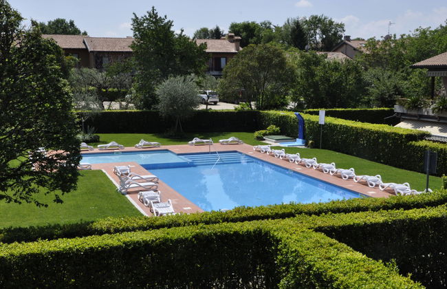 Appartamento con 1 camera da letto a Lazise con piscina e giardino - Foto 5