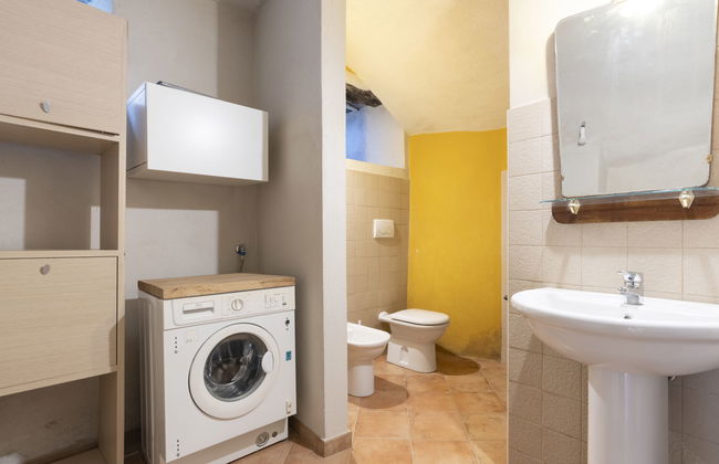 Apartamento de 2 quartos em Prelà com piscina e jardim - Foto 20