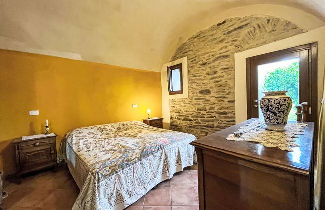 Apartamento de 2 quartos em Prelà com piscina e jardim - Foto 33