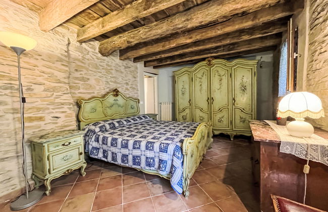 Apartamento de 2 quartos em Prelà com piscina e jardim - Foto 41