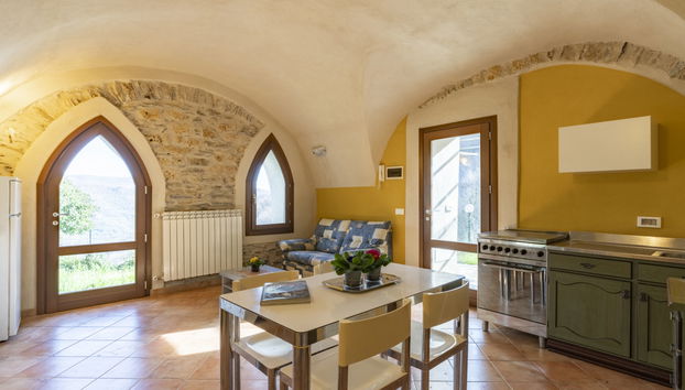 Appartement de 2 chambres à Prelà avec piscine et jardin - Photo 3