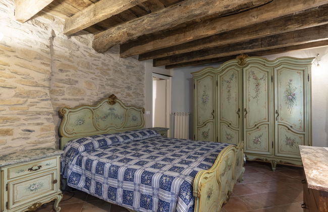 Apartamento de 2 quartos em Prelà com piscina e jardim - Foto 11