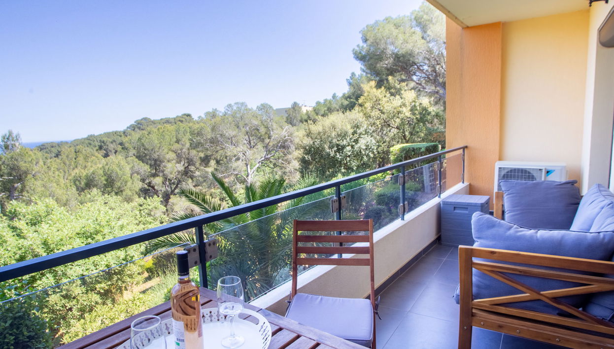 Apartment mit 2 Schlafzimmern in Bormes-les-Mimosas mit schwimmbad und garten - Foto 1
