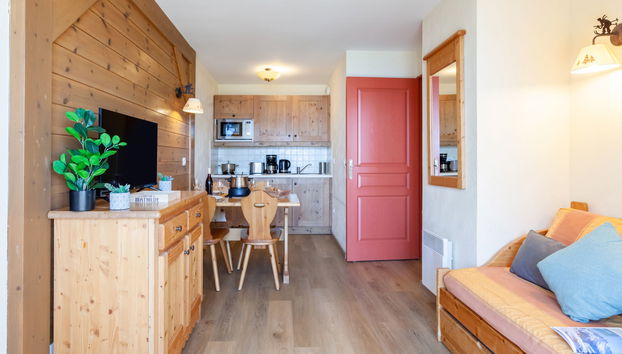 Apartment mit 2 Schlafzimmern in Villarembert mit schwimmbad und sauna - Foto 2
