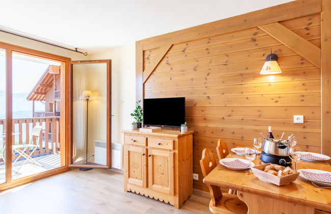 Apartment mit 2 Schlafzimmern in Villarembert mit schwimmbad und sauna - Foto 10