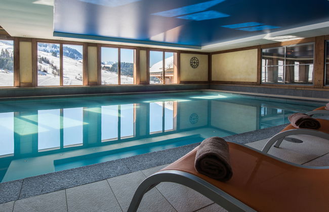 Apartment mit 3 Schlafzimmern in Le Grand-Bornand mit schwimmbad und sauna - Foto 1