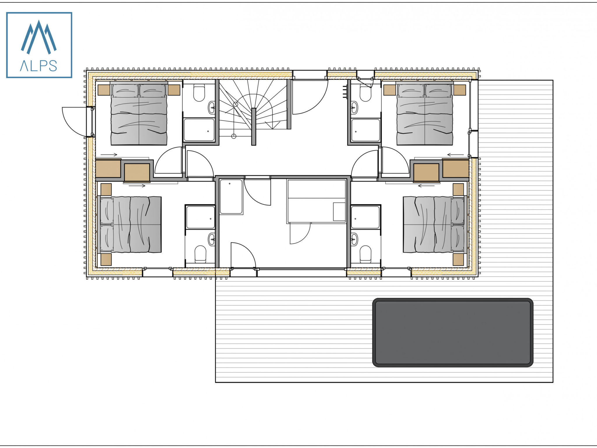 Photo 7 - Maison de 5 chambres à Haus avec piscine privée et vues sur la montagne