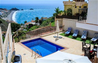 Foto 1 - Casa con 4 camere da letto a Almuñécar con piscina privata e vista mare