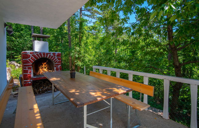 Casa de 1 quarto em Fužine com jardim e terraço - Foto 12