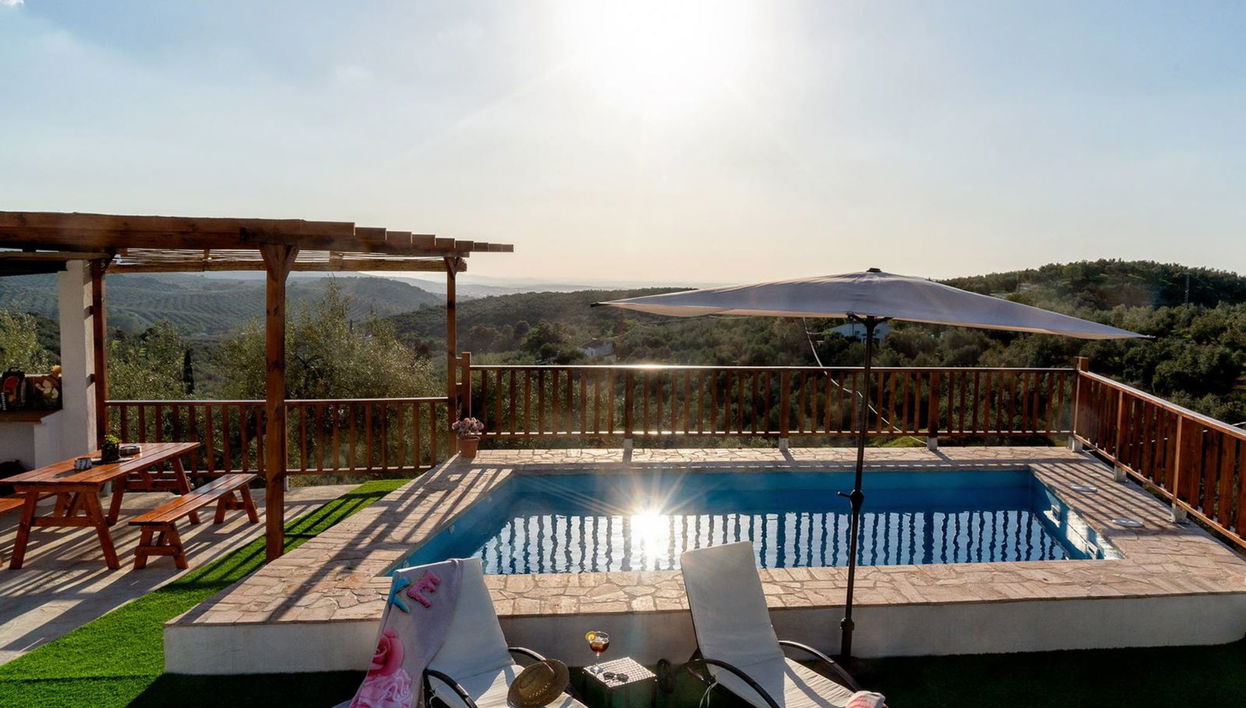 Casa de 3 quartos em Rute com piscina privada e jardim - Foto 1