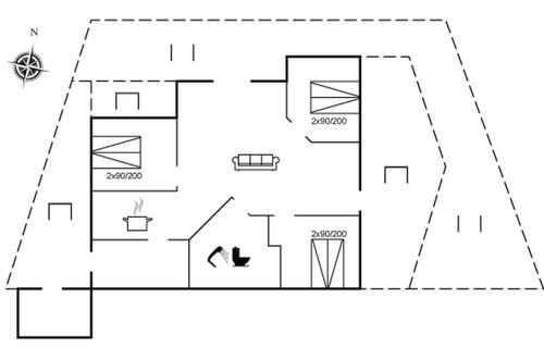 Foto 2 - Casa con 3 camere da letto a Hadsund con terrazza
