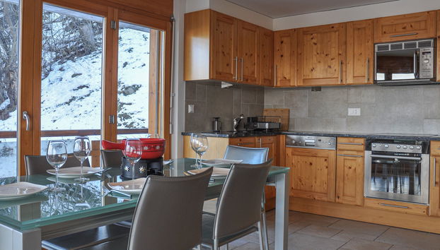 Appartamento con 4 camere da letto a Nendaz con piscina e terrazza - Foto 2